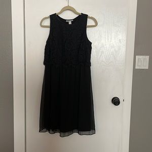 Little black nursing dress